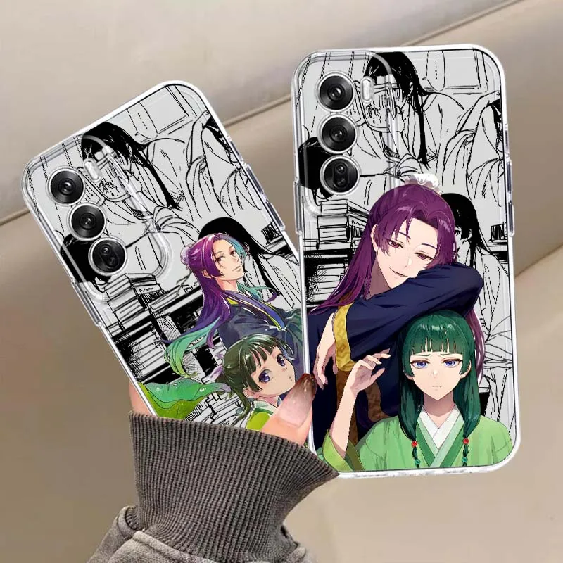 

Apothecary Diaries Couple Phone Case For OPPO A11 A16 A55 A56 A57 A72 A52 A73 A74 A54 A76 A78 A58 A98 Pro 5G TPU Transparent