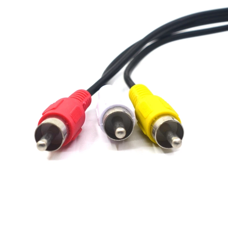 1,5 м/5 футов USB-мама на 3RCA RGB-папа AV-аудио-видео композитный кабель-конвертер адаптер для игровых консолей DVD автомобильный AV-бокс