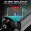 14.6V 100A Lifepo4 充電器調整可能なバッテリー充電器 LCD ディスプレイ付き電動スクーターオートバイゴルフカート電動自転車用 4