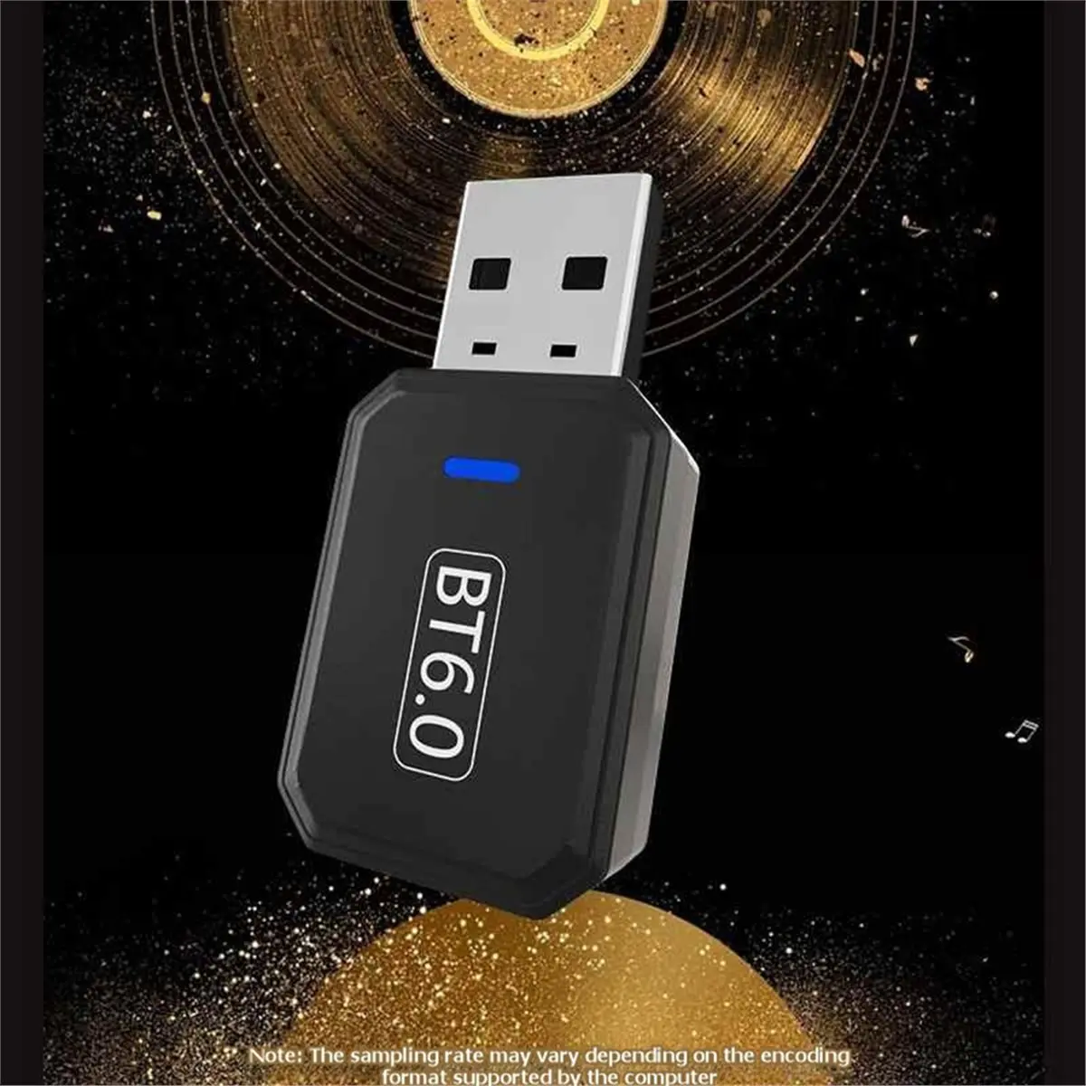 Sells well Bluetooth 6.0 Adapter for PC USB Bluetooth Dongle Receiver Transmitter for Desktop Laptop Speaker Plug and Play