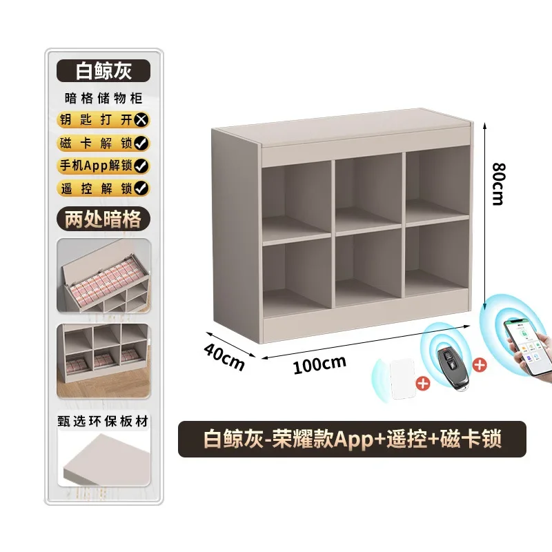 Hidden compartment storage cabinet, bookshelf 2026 new storage rack, hidden cabinet, sideboard cabinet, integrated mezzanine wal