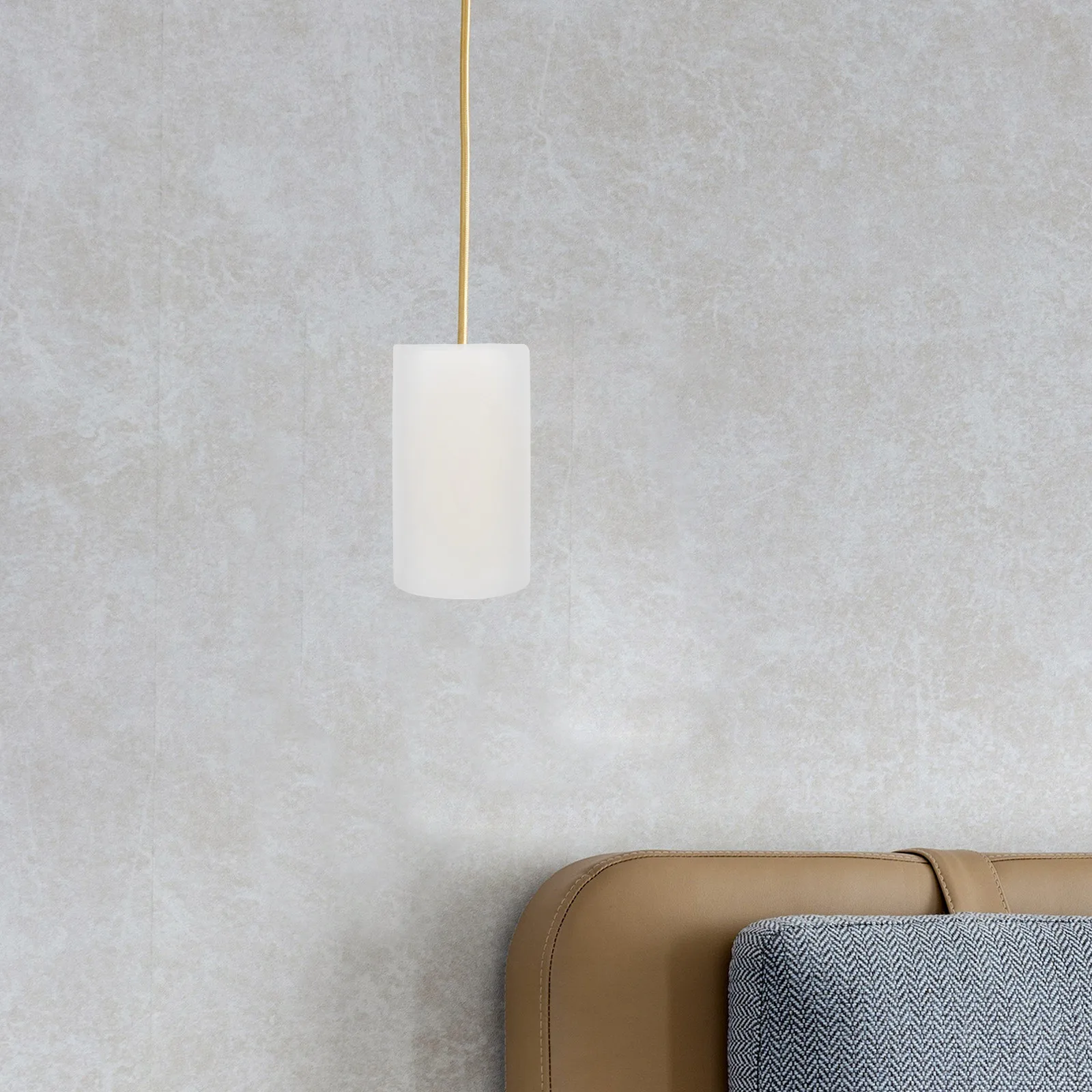 Cylinder Glass Lamp Shade E27 Compatible Frosted Explosion Proof Windproof Light Cover for Ceiling Pendant Table Wall Lamp
