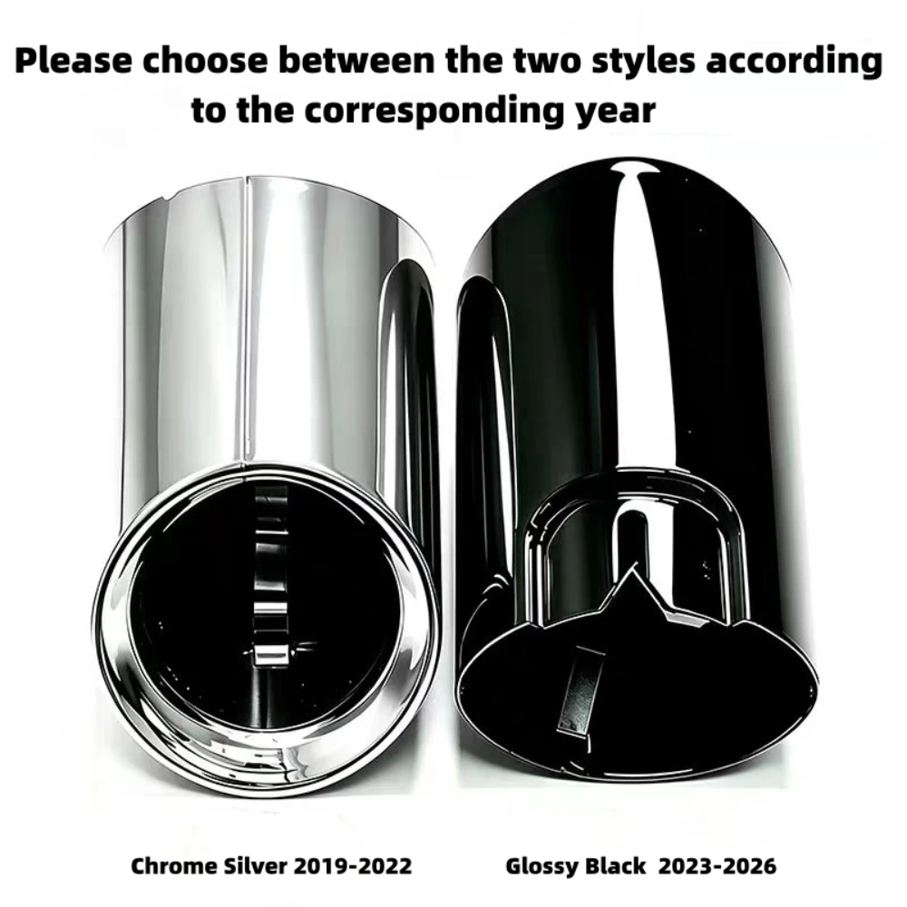 For BMW 3 Series G20 G21 2019-2026 320i 320d 330i 330e OEM Style Exhaust Tip Cover Tailpipe Trim Round Outlet view 3