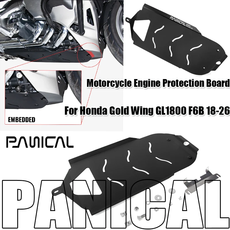 Panical Belly Pan Engine Plates Covers For Honda Gold Wing 1800 GL1800 GL1800B F6B 2018-2026