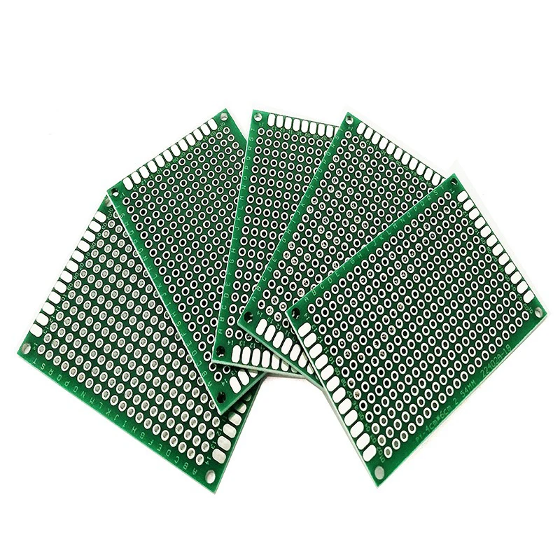 10PCS 4*6CM Double-sided Tin Spray Universal Circuit Board Experimental Test Board Porous PCB