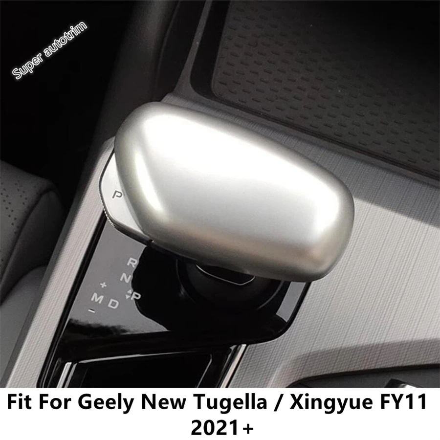 

Car Gear Shift Head Knob Handle Cover Trim Sticker For Geely New Tugella / Xingyue FY11 2021 2022 2023 ABS Interior Accessories