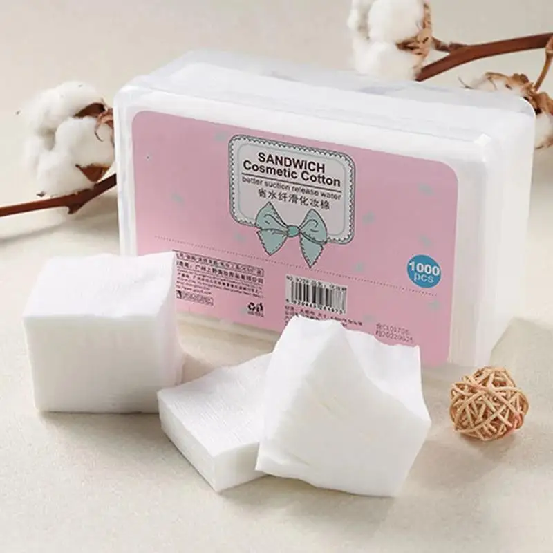 Einweg-Make-up-Baumwolltücher, weiche Entferner-Pads, ultradünnes Gesichtsreinigungspapier, abwischbares Make-up-Werkzeug