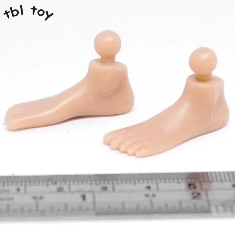 

1/6 Scale Female Soldier Bare Feet Models for 12'' Action Figures Body Scene Body Accessories Gift Display