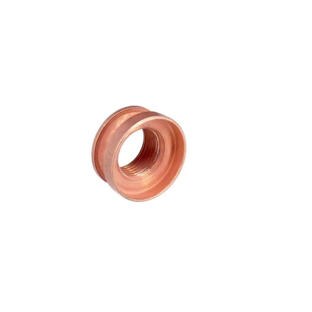 Strap Lock Button with Threaded Jack Copper Guitar Parts Lightweight Socket for Electric Guitar Bass Use