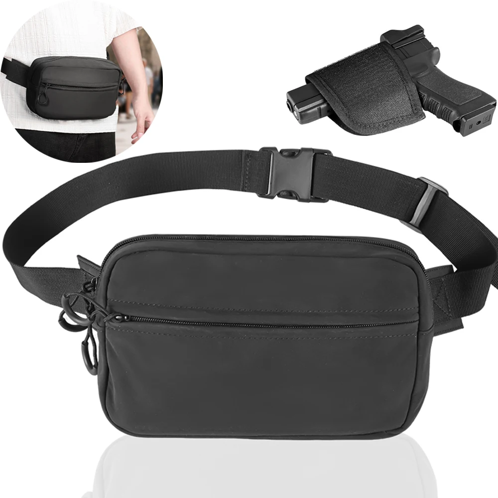 Edc Carry Fanny Pack - Tactical Fanny Pack with Holster Concealed