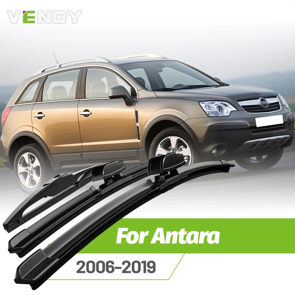 

Front & Rear Wiper Blades Set For Opel Antara 2006-2019 Windshield Windscreen Window Rain Brushes 24"+16"+12"