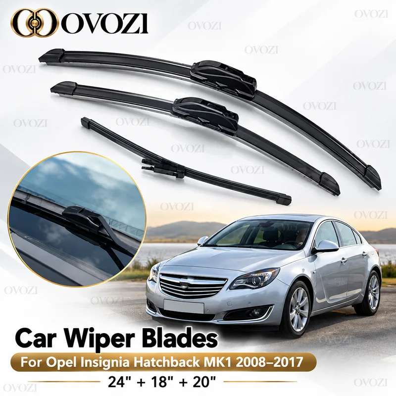 Car Wiper Blades Set For Opel Insignia Hatchback MK1 2008-2017 Front Rear Windshield Windscreen Window 24