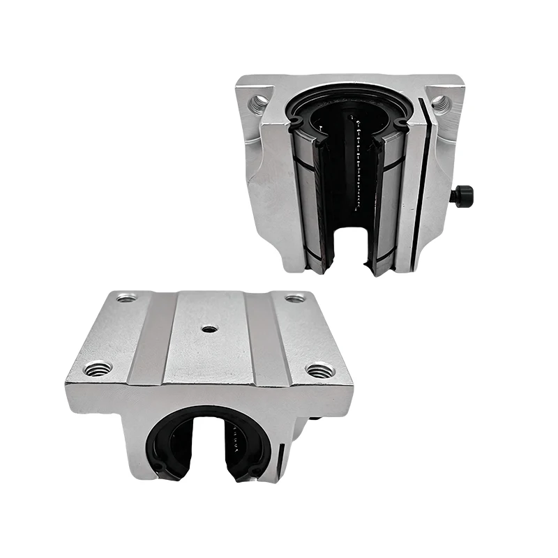 TBR16/20/25/30UU/LUU Flange Type Round Linear Guide Slider Block Slide Unit, CNC Router 3D Printer Accessories