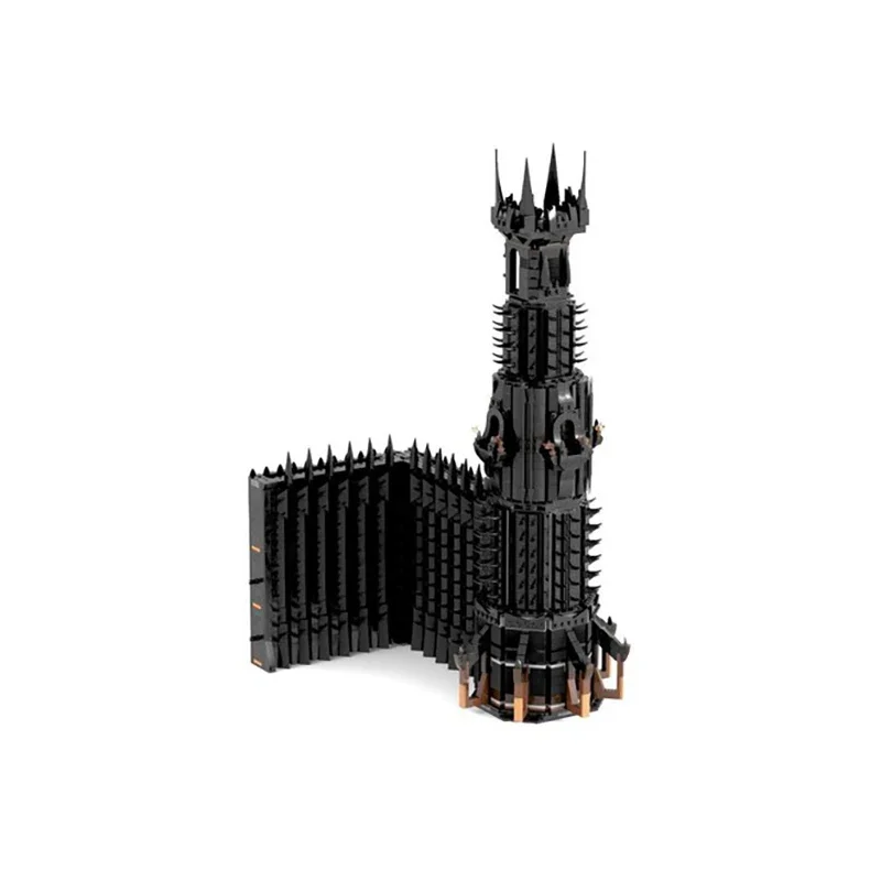 Anel filme modelo moc blocos de construção portão preto versão expandida modelo tecnologia tijolo montagem brinquedo construção presentes do feriado