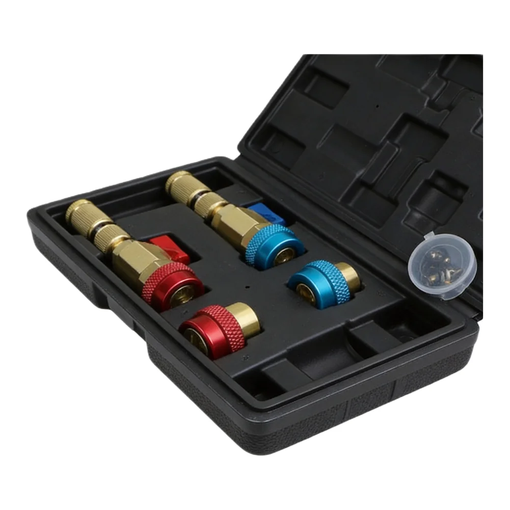 Professional Grade Valve Removal Tool for R134a and For R1234YF Applications Featuring Wear Resistant Forged Steel Design