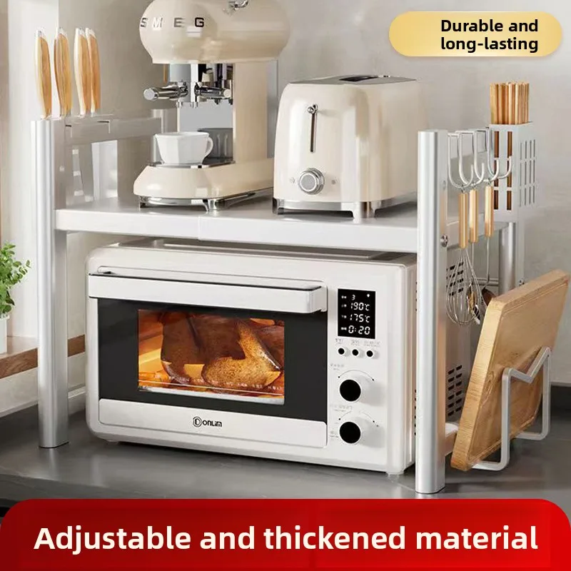 

Кухонная микроволновая печь Ra, многофункциональная столешница для домашнего использования, рисоварка, подставка для хранения духовки, регулируемый органайзер эльфа