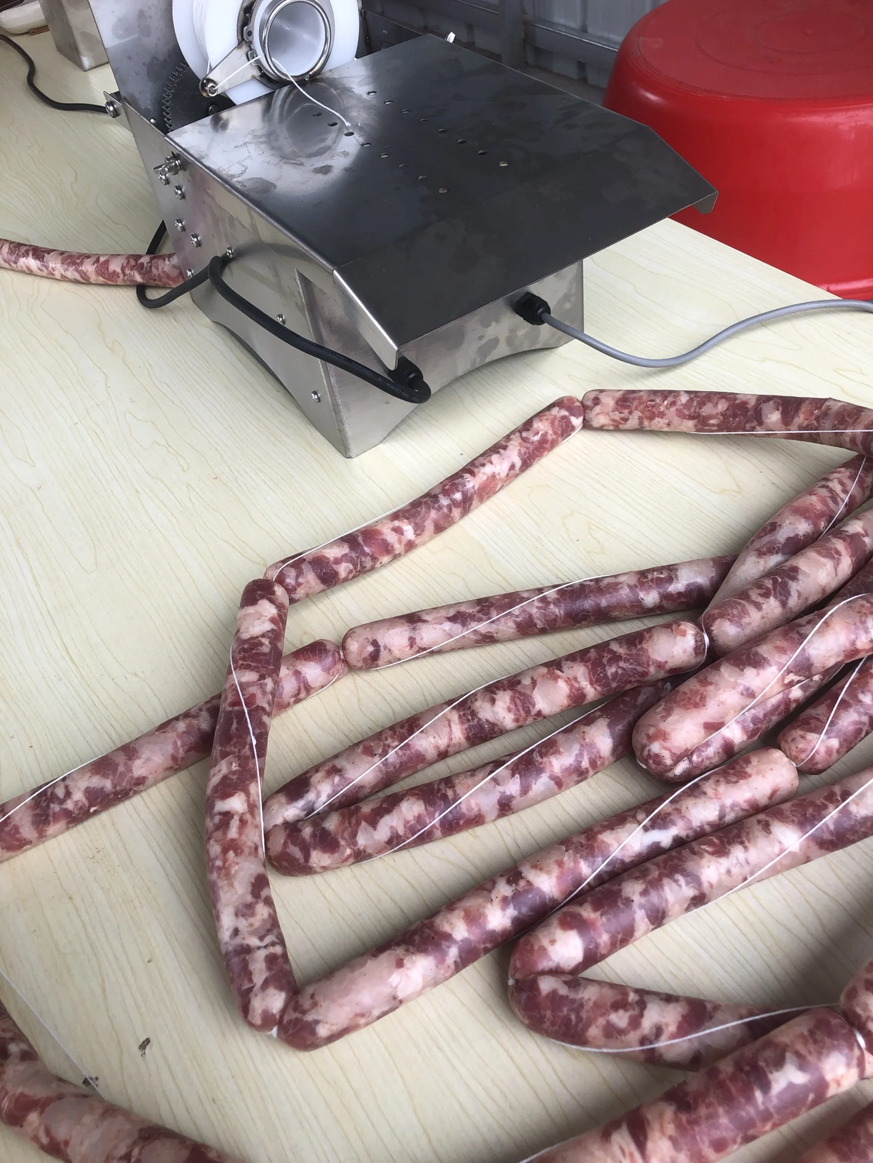 Automatic Electric Sausage Twisting Machine Sausage Knotter Tying Machine Sausage Binding Machine Sausages Linker Machine