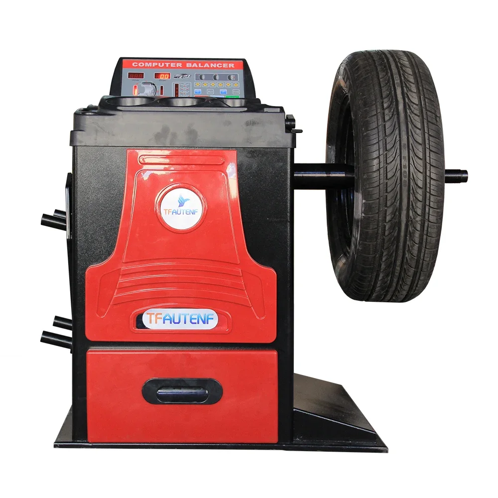 

TFAUTENF CE / ISO certification auto wheel balancing machine car balancer equipment tyre machines for garage use