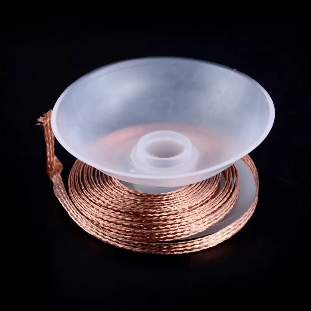 1,0–4,0 mm Länge, Schweißdrähte, Entlötgeflecht, Klebeband, Kupfer, Schweißpunkt, Lötentferner, Drahtreparaturwerkzeug zum Löten – Detail 3