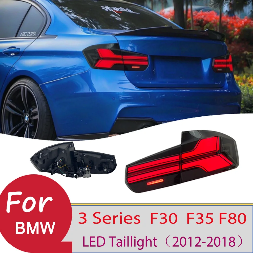 Taillights For BMW 3 Series F30 F35 F80 2012-2018 Modified G05 Style DRL Signal Turn Signal Brake Light Car LED Tail Lamp