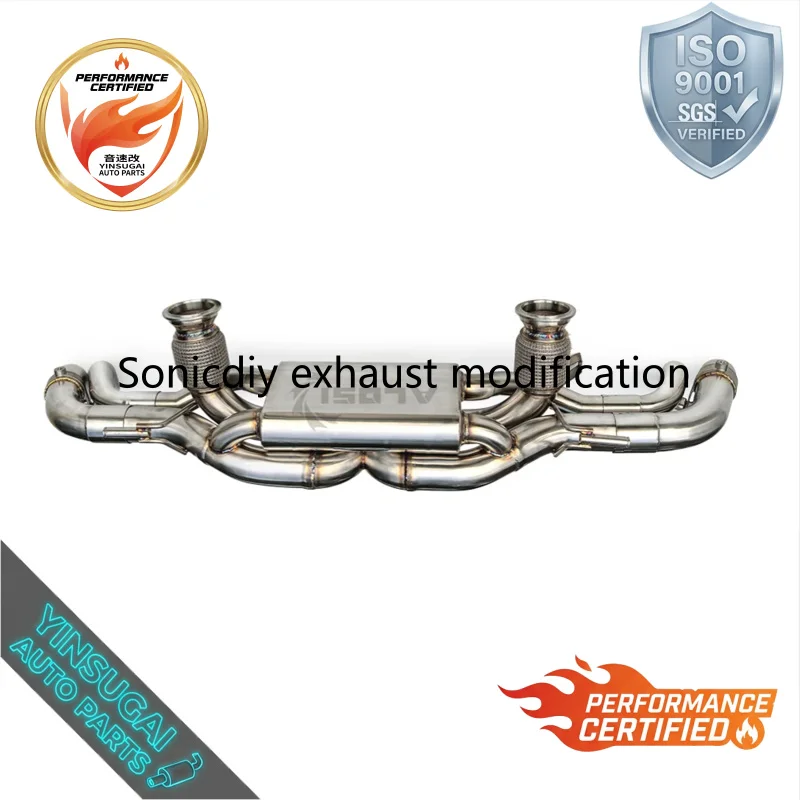 High Performance Smart Valve Catback Exhaust Pipe for Lamborghini Huracan LP580 LP610 5.2L 2009-2014 Perfect Fit