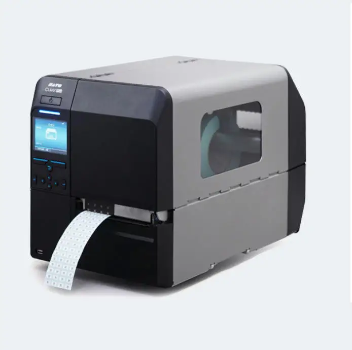 Industrial Label Printer with Dual Printing Mode, Thermal Transfer Barcode Printer for Manufacturing Warehouse Bulk Printing