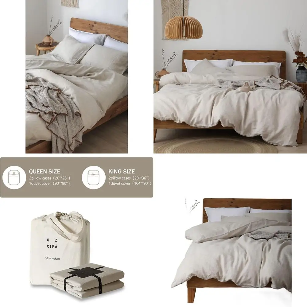 Queen Size Linen Du…