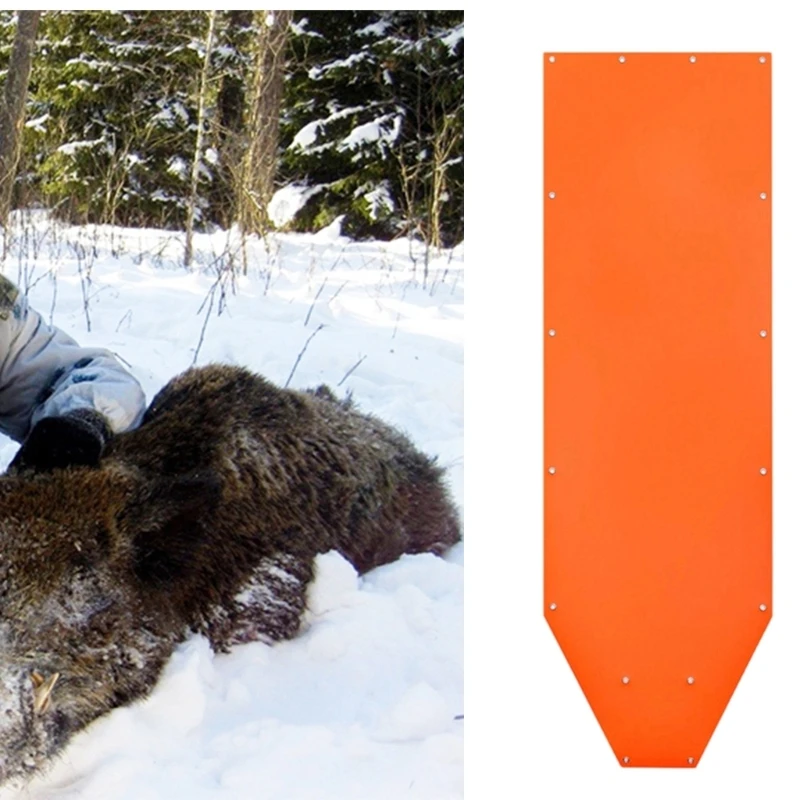 Game Glides Sled with Long Dragging Strap for Hunter Tear Resistant Hunting Sled