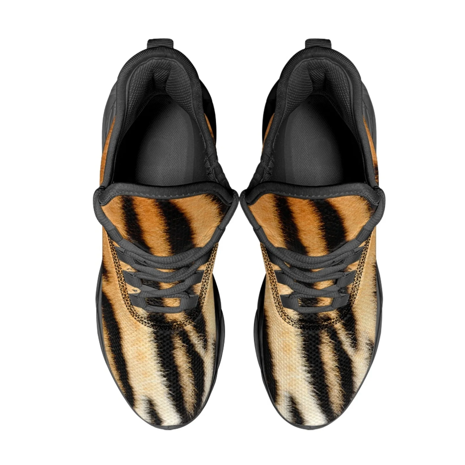 PENSTROLL Tiger Stripe Men's Blade Sneakers Athletic Shoes for Mens Casual Men's Running Shoes