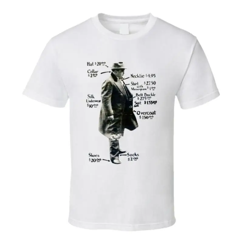 Camiseta de precios de ropa Al Capone