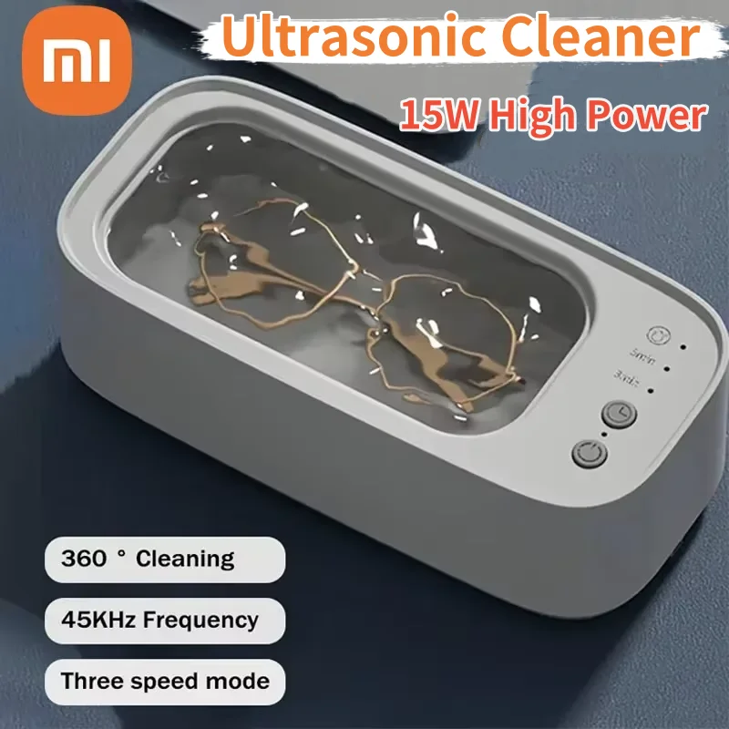 Xiaomi Ultraschall Brillen Reinigung 45khz Ultraschall Schmuck Reiniger Maschine Hochfrequenz Ultraschall Sauber Timing Für Schmuck
