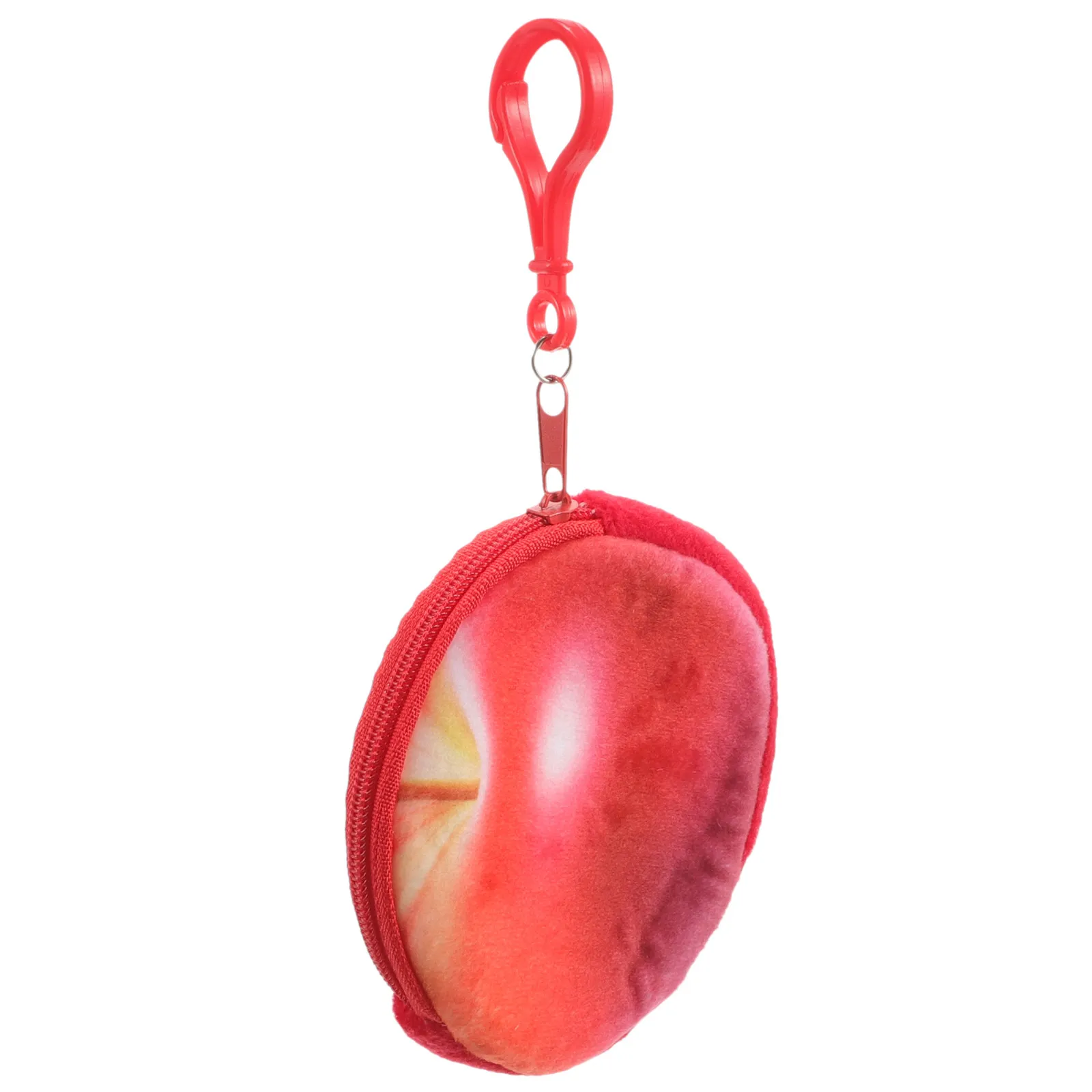 

Red Cartoon Fruit Coin Purse Mini Wallet Zipper Pouch Keychain Chain for Girls Women Gift Cartoon Pouch Fruit Coin Purse