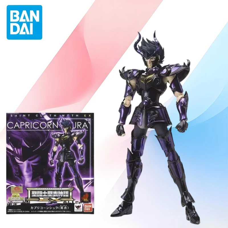 

In Stock Bandai Original Saint Seiya EX Saint Cloth Myth Capricorn Shura Movable Figure Hand Toy Birthday Gift Collection