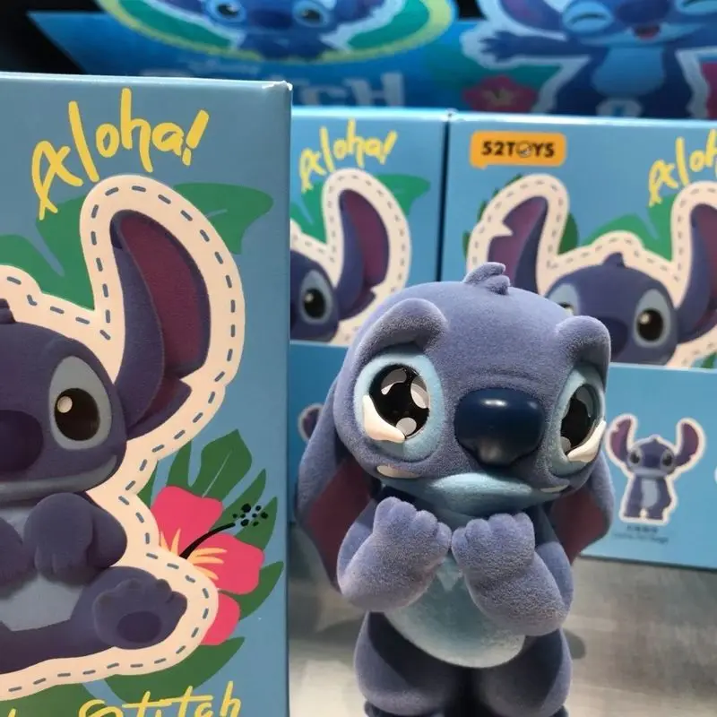 52 ของเล่น Disney Stitch แปลกน่ารัก Series กล่องตาบอด Mystery Box Stitch Action Figure ตกแต่งเครื่องประดับ Surprise กระเป๋าคริสต์มาสของขวัญ