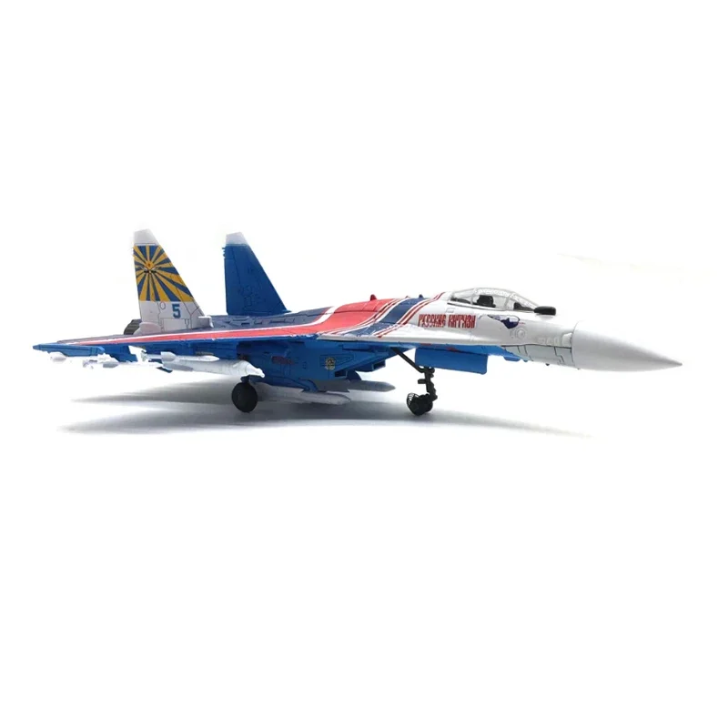 Russia Scale Diecast Metal Alloy 1/100 Flanker SU 35 Toys SU35 Collection Su-35 Fighter Aircraft Model Airplane Performance For