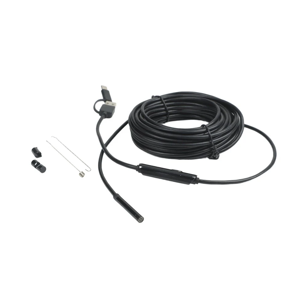 130W Pixel Industrial Borescopes 480P Resolution Built-in LED Lighting 10M Waterproof Usb Borescope 5.5MM Lens Diameter