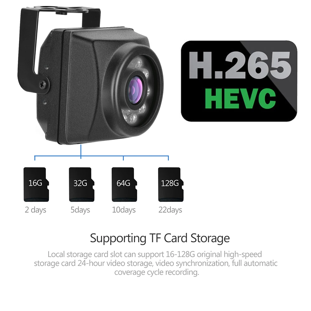 ICsee 4MP 5MP 8MP 4K Mini Waterproof 940nm IR WiFi IP Camera POE Security Video Surveillance Audio Wireless RTSP TF Card Xmeye