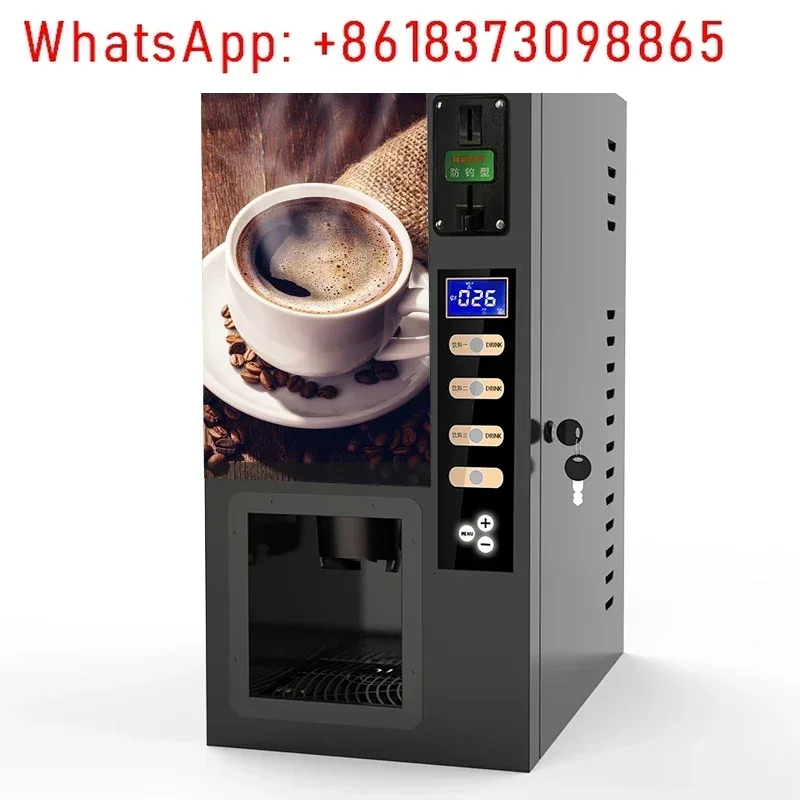 

Automatic Coffee Dispenser Vending Commercial instant Coffee Vending Machine with Coin Operated
