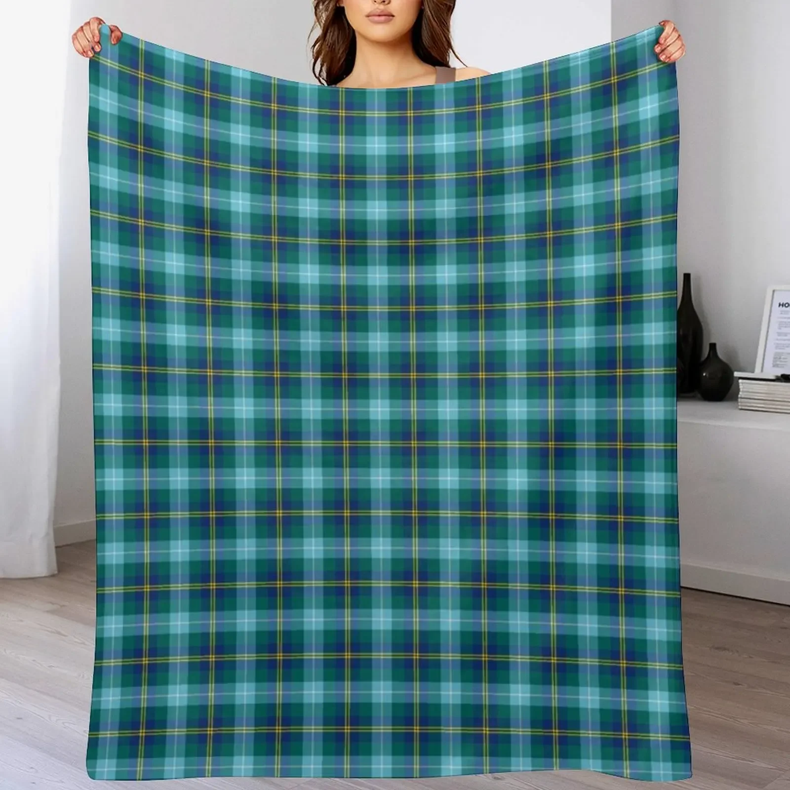 Clan Porteous Tartan Throw Blanket Kid'S Softest Sofa Quilt Blankets