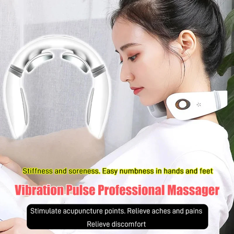 

Cervical Massager Protable Mini Neck Shoulder Massager Deep Massage Neck Warm Pressing Neck Pressing cervical spine massager