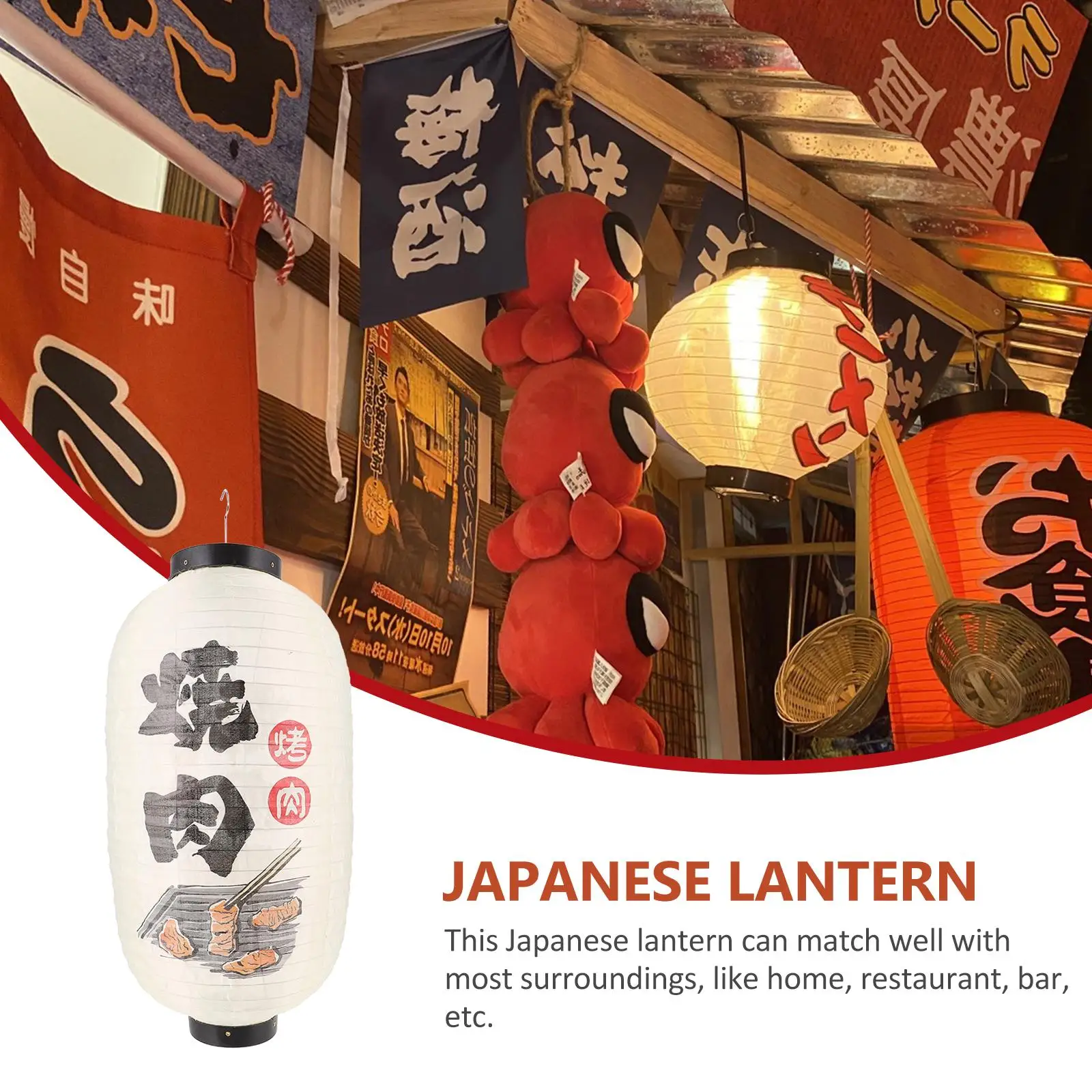 

Silk Lantern Lanterns Decor Decoration Japanese Hanging Indoor Lamp Shade Wedding Decorations Halloween