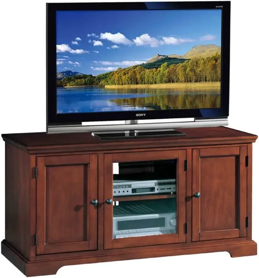 87350 Three Door TV Stand with Cabinet Storage for 55