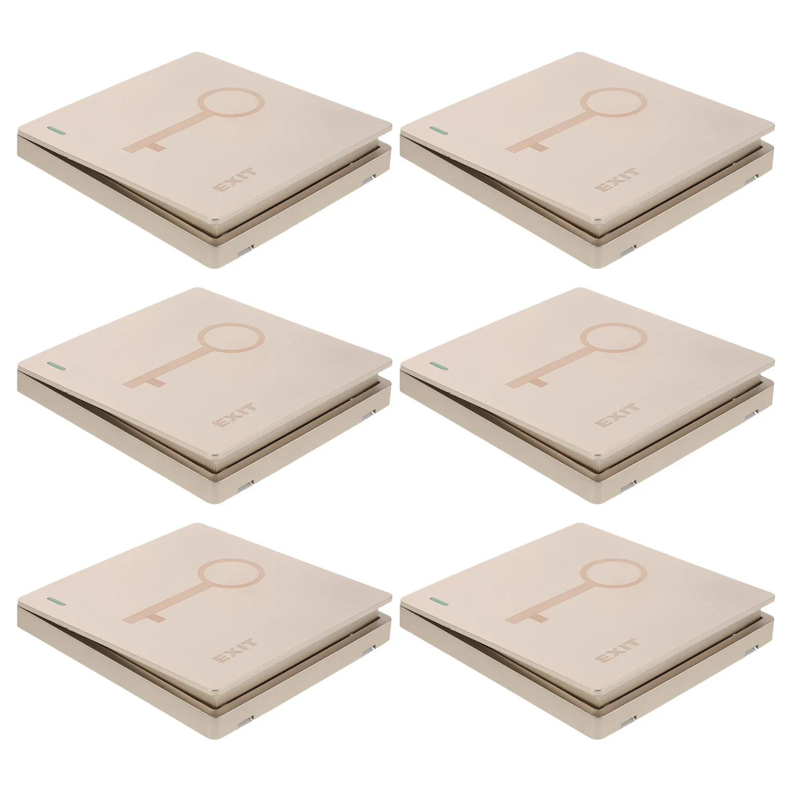 6 قطعة اضغط للخروج زر إعادة الضبط التلقائي لإصدار الباب لأمن المكتب والمدرسة 86 نوع نظام التحكم في الوصول على الحائط #4