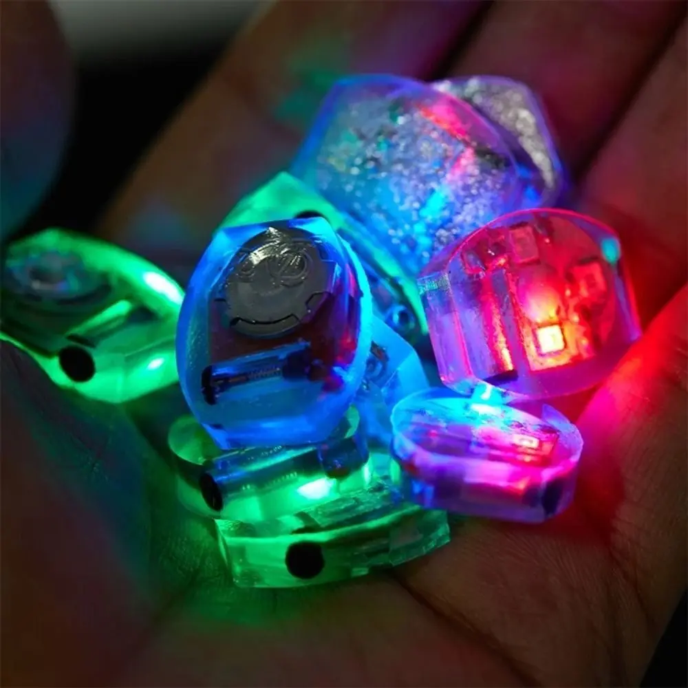 10Pcs Luminous LED Shoe Light Shoe Decoration Glowing Miniature Vibrating Light Plastic Movement Electronics Lamp Kids Gift