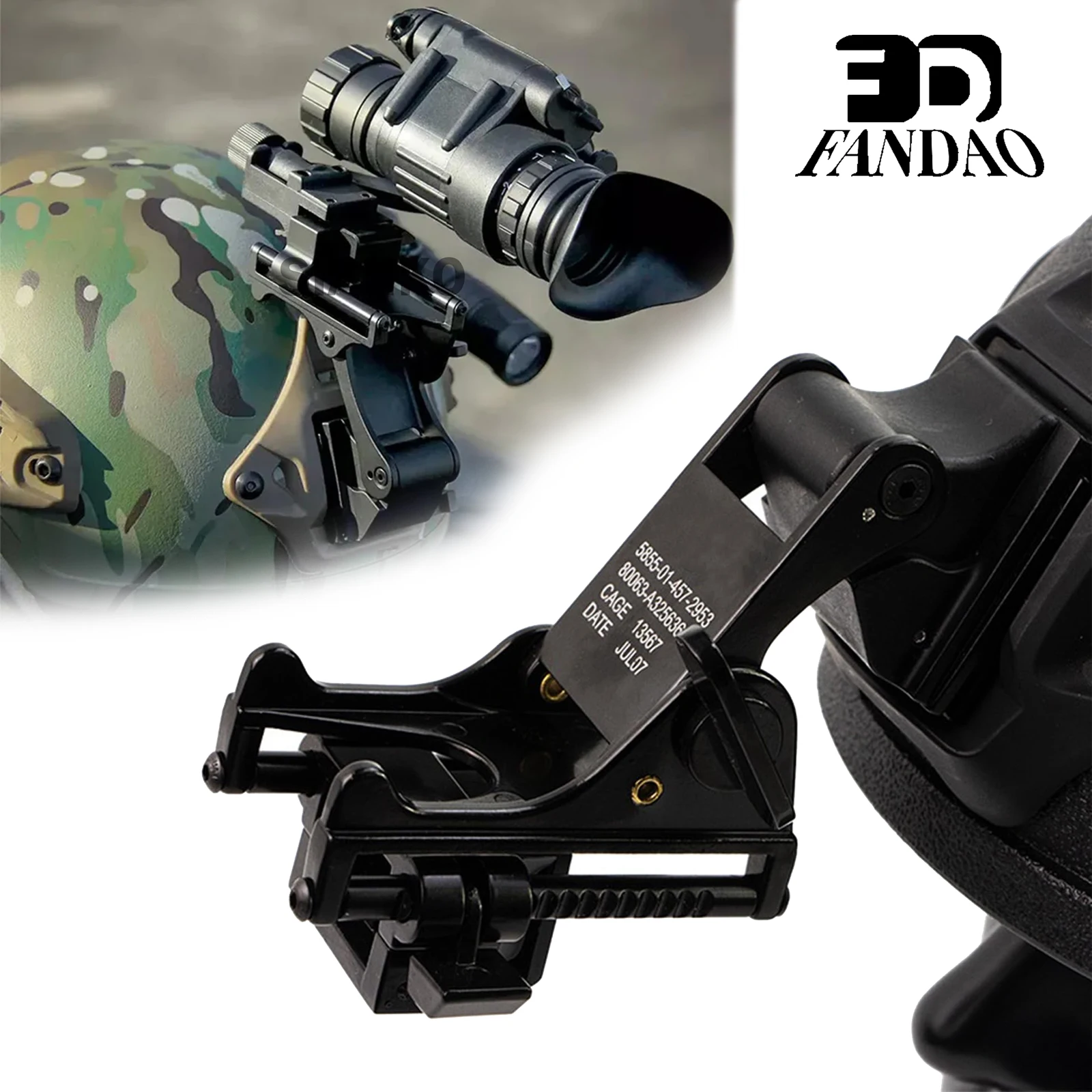 

Крепление для шлема Fast/MICH/M88 NVG, регулируемый металлический держатель NVG, кронштейн Rhino