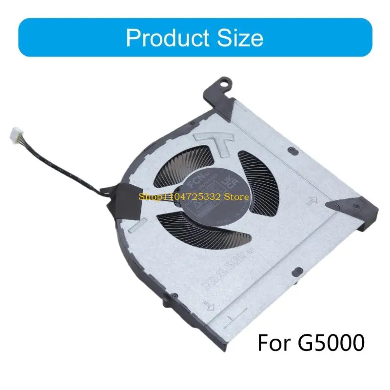 مروحة تبريد فعالة P5EA لـ G5000 IRH8 DC12V CPU تبديد حرارة