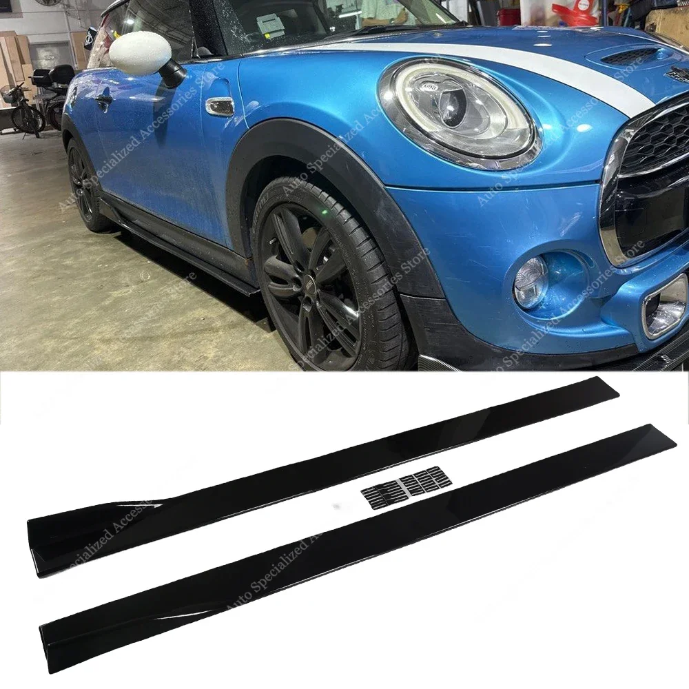 For BMW Mini Side Skirts Extension Rocker Panels Side Splitters F54 F55 F56 F57 Clubman/Cooper/Coopers 2014-2024 Bodykits Tuning