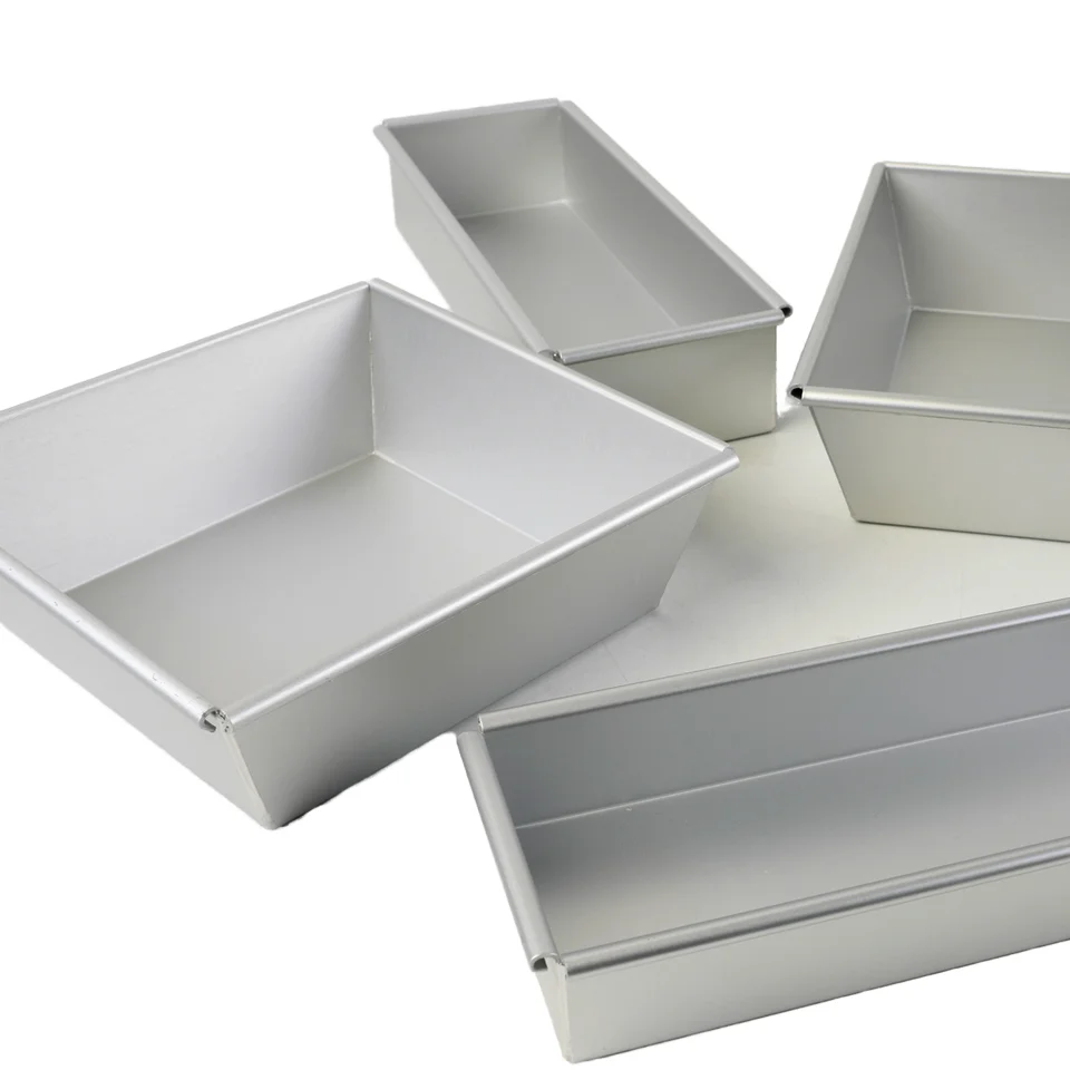 6~14 Inch Deep Dish Pizza Pan Non-Stick Metal Bakeware Kitchenware Detroit Style Square Pizza Pan