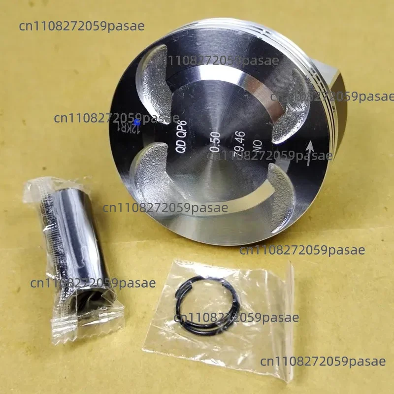 Automotive engine parts Pistons with pins and clips 25190255 0.5 for SONIC 1.6L 4PCS diameter 79.46mm