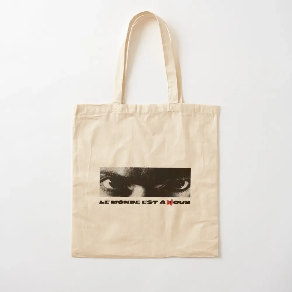 

LE MONDE EST A NOUS LA HAINE Tote Bag custom tote bag Handbags women Tote Bag